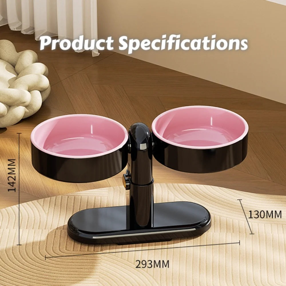 360° Adjustable Elevated Pet Bowl