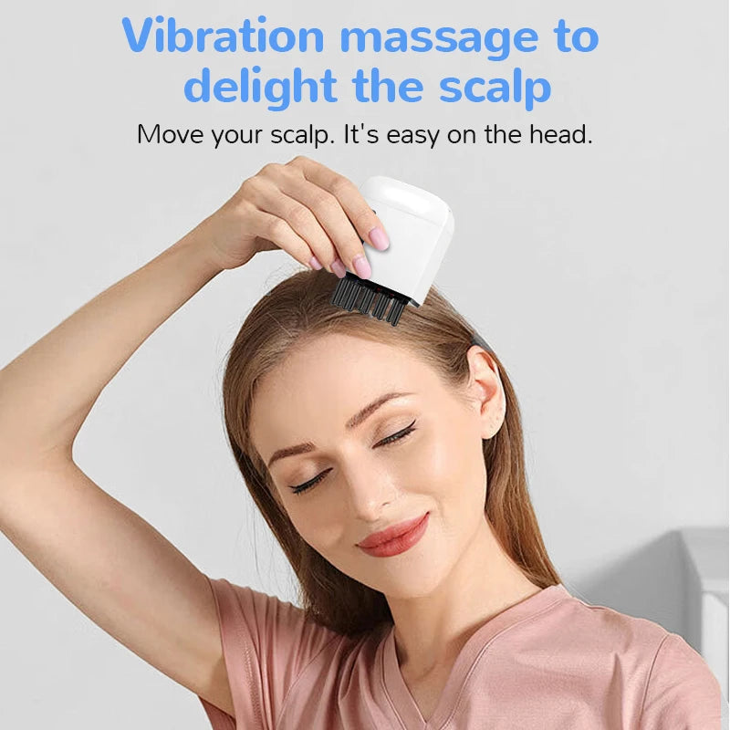 Electric Scalp Massager with Hair Oil Applicator