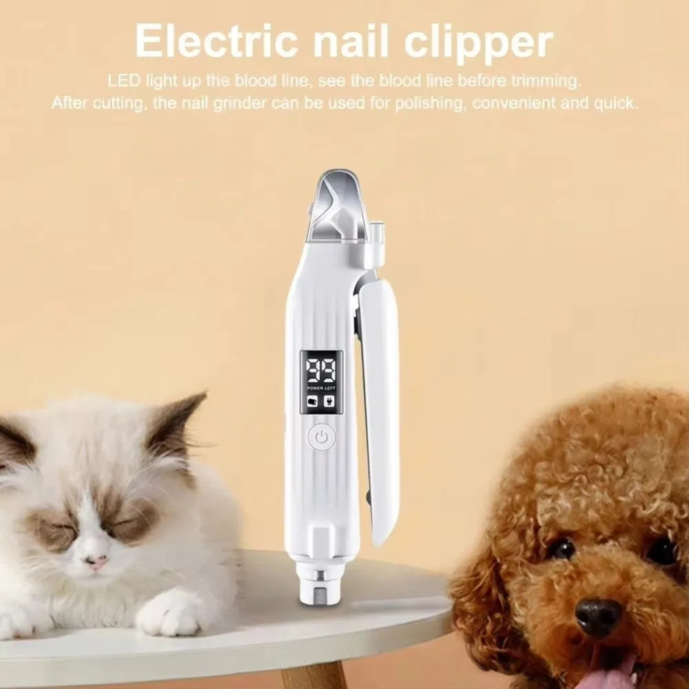 Cordless LED Pet Nail Grinder