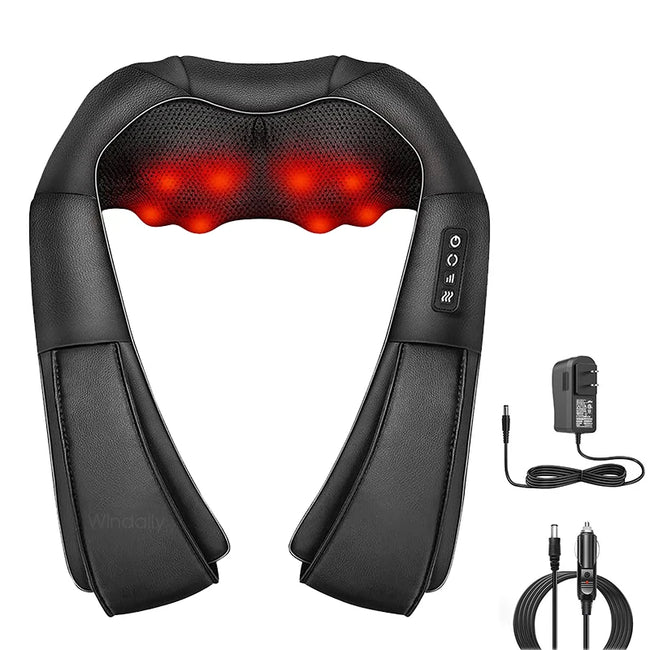 4D Shiatsu Heated Neck Massager