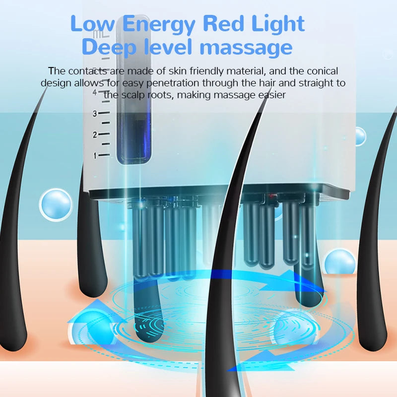 Electric Scalp Massager with Hair Oil Applicator