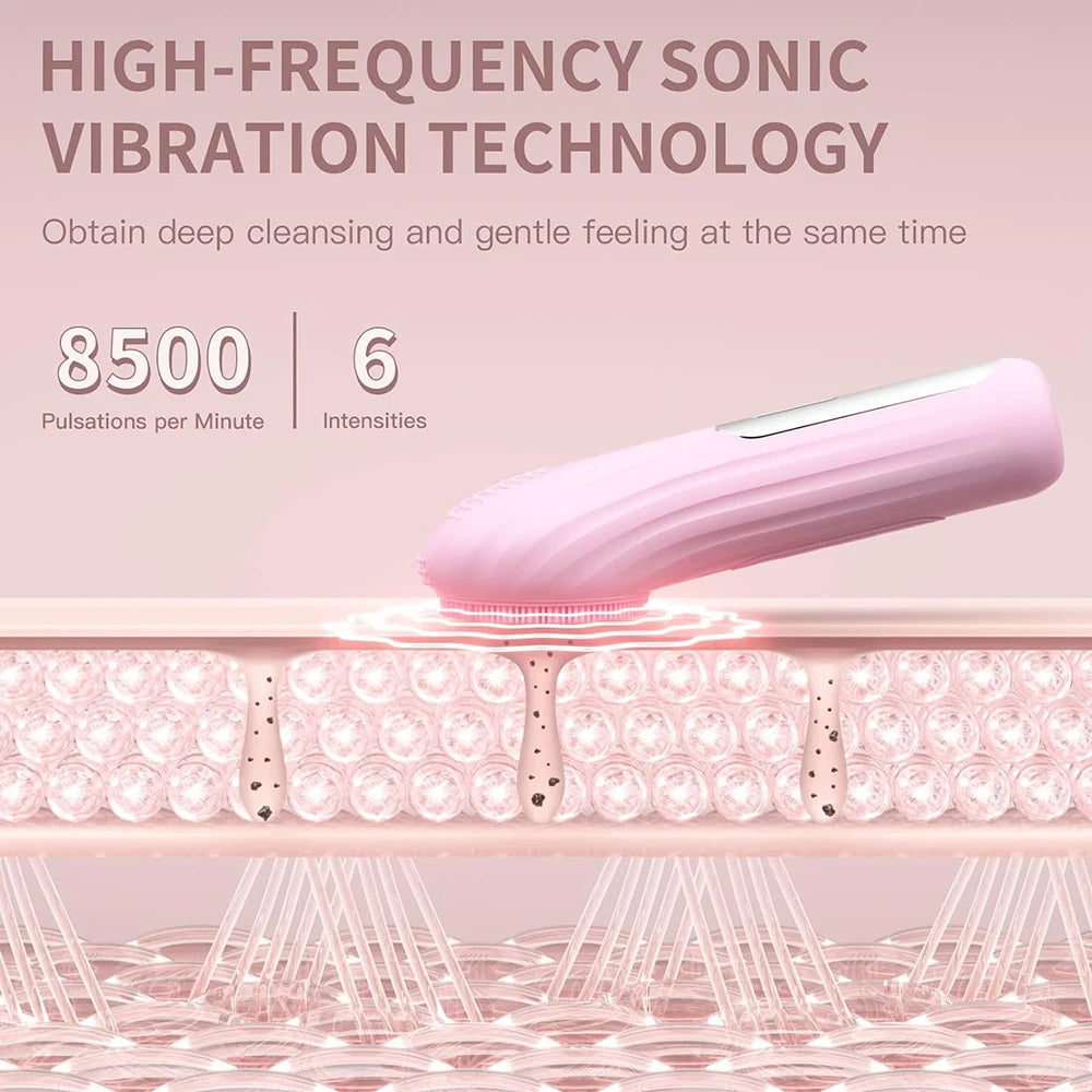 Sonic Silicone Facial Cleansing Brush