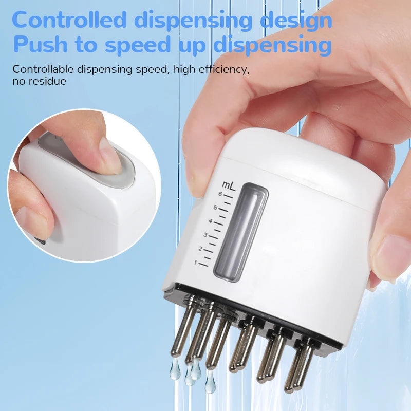 Electric Scalp Massager with Hair Oil Applicator