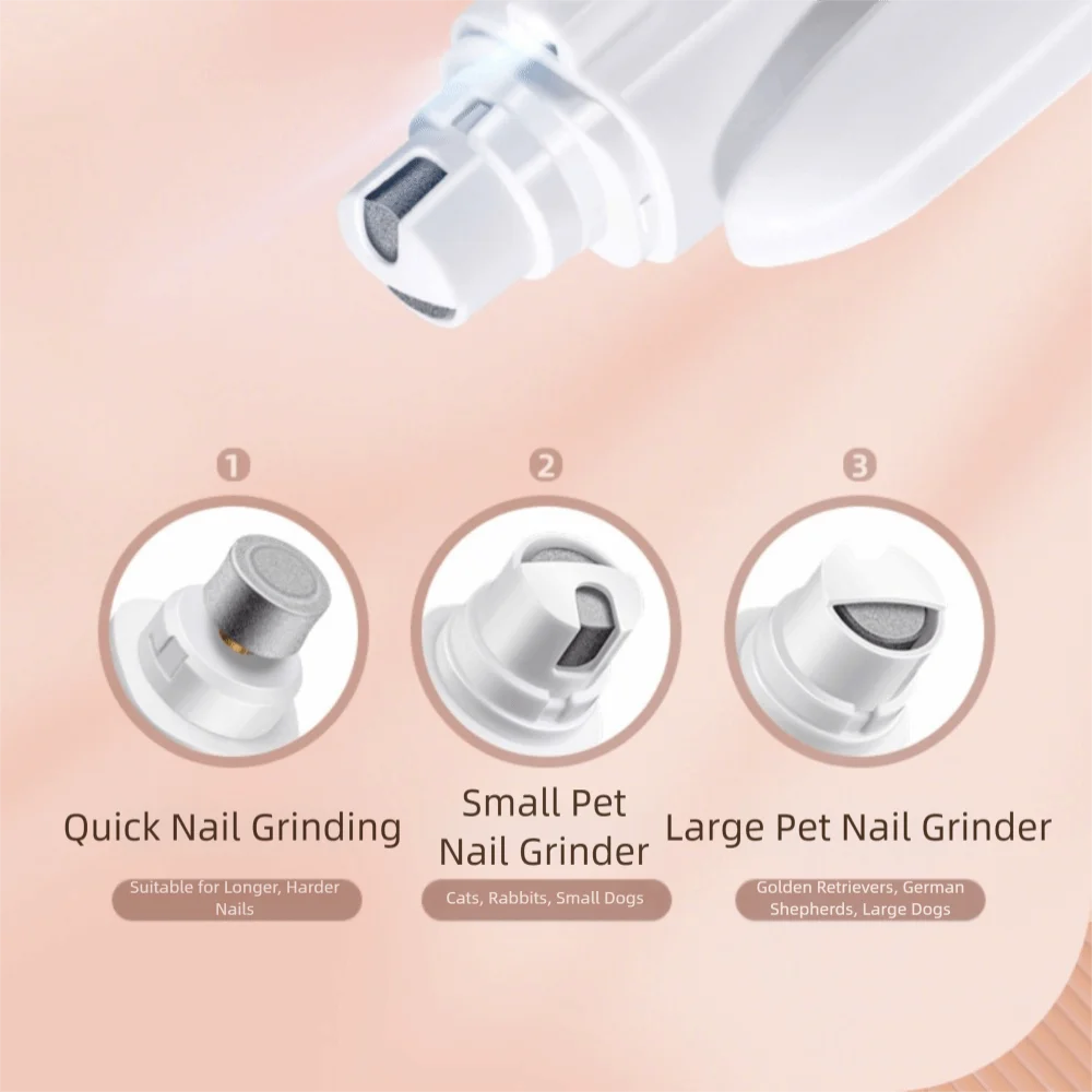 Cordless LED Pet Nail Grinder