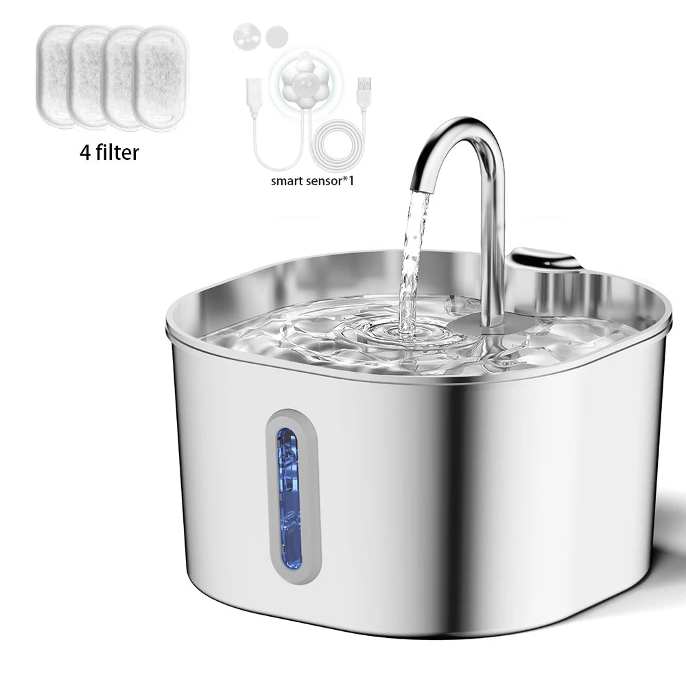 Stainless Steel Cat Water Fountain