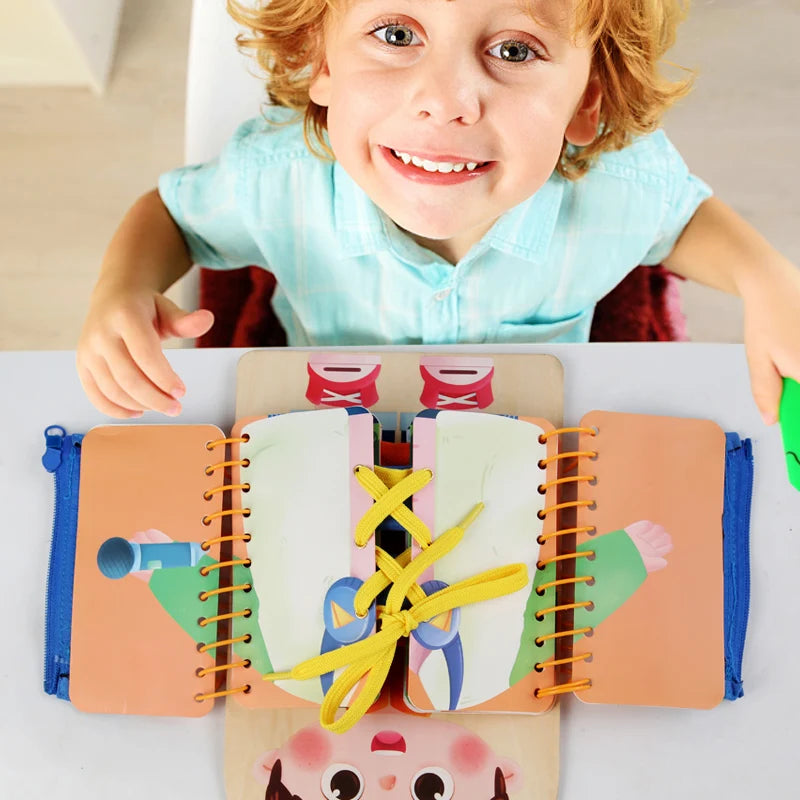 Wooden Montessori Busy Board