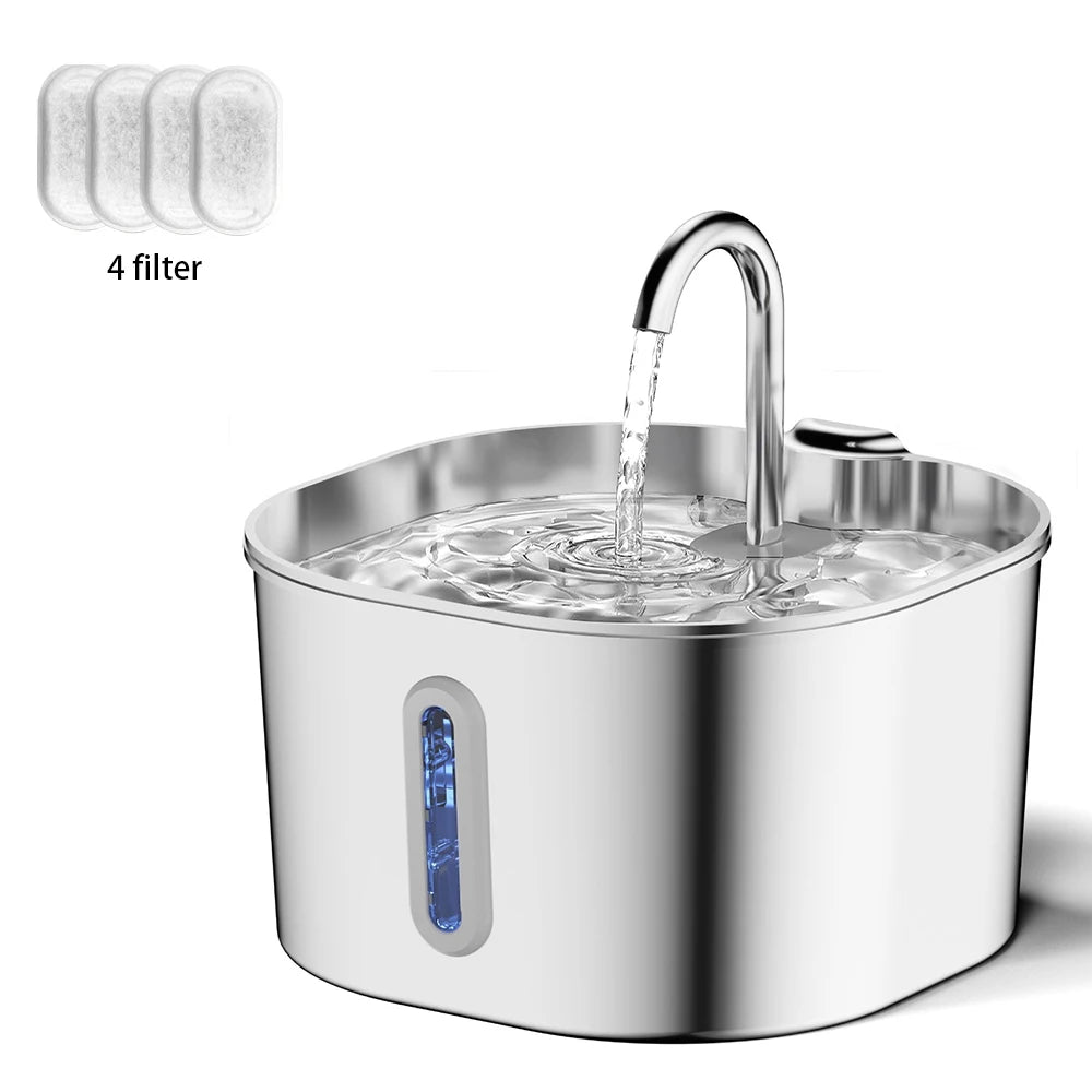 Stainless Steel Cat Water Fountain