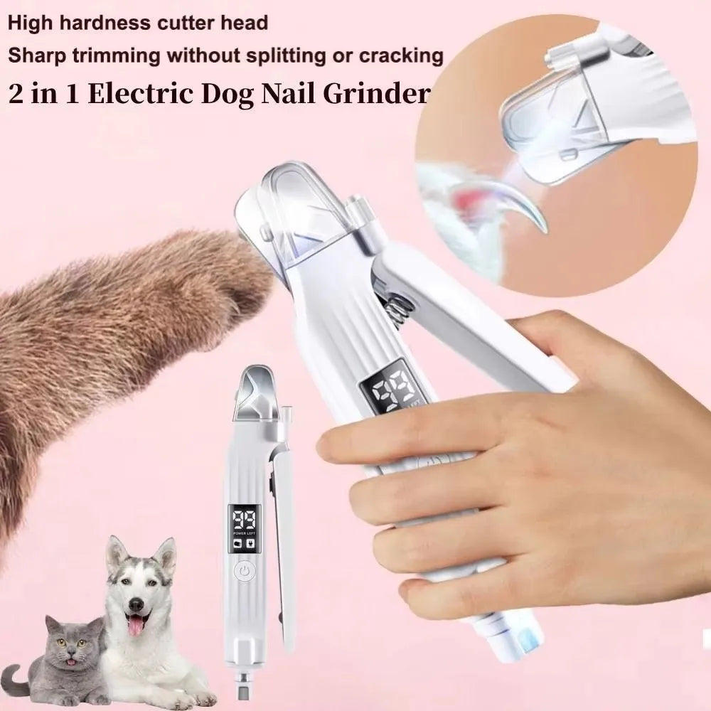 Cordless LED Pet Nail Grinder